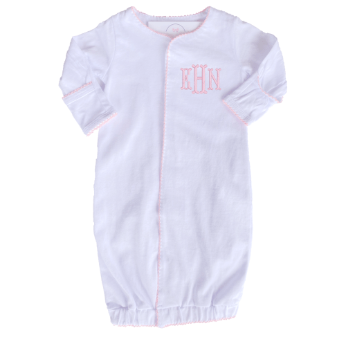 Custom Monogram Gown - Pink