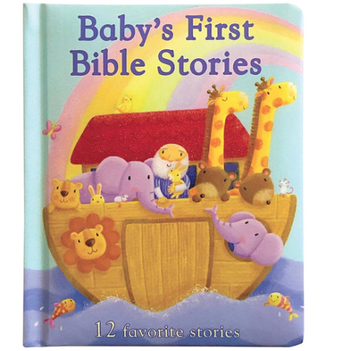 Baby's First Bible Stories Padded Board Book - Gift for Easter, Christmas, Communions, Newborns, Birthdays, Beginner Bible