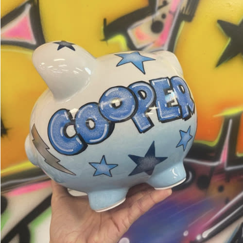 Personalized piggy bank