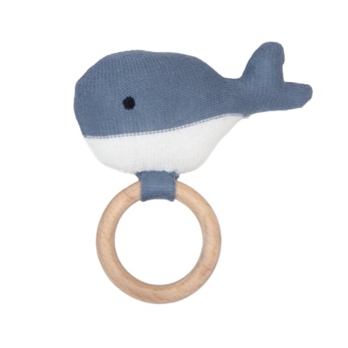 Organic Knit Whale - Blue