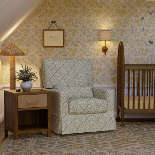 Namesake Sarah Flint x Namesake Crawford Swivel Glider in Eco-Performance Fabric | Water Repellent & Stain Resistant
