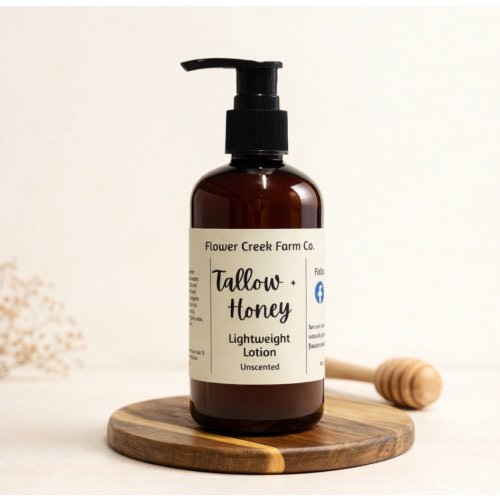 Tallow + Honey Lightweight Lotion