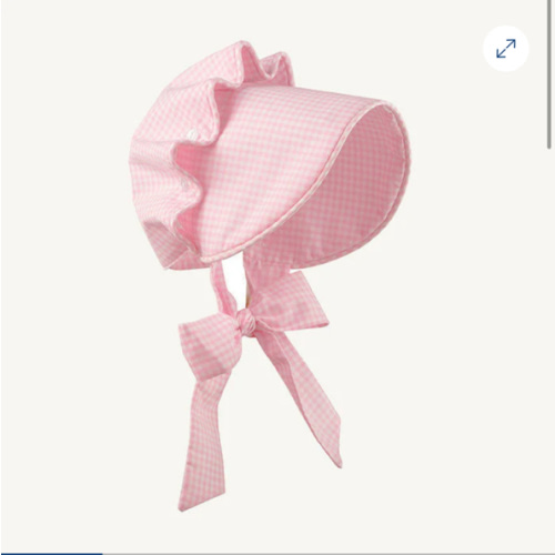 Beaufort Bonnet - Pink Greenbrier Gingham
