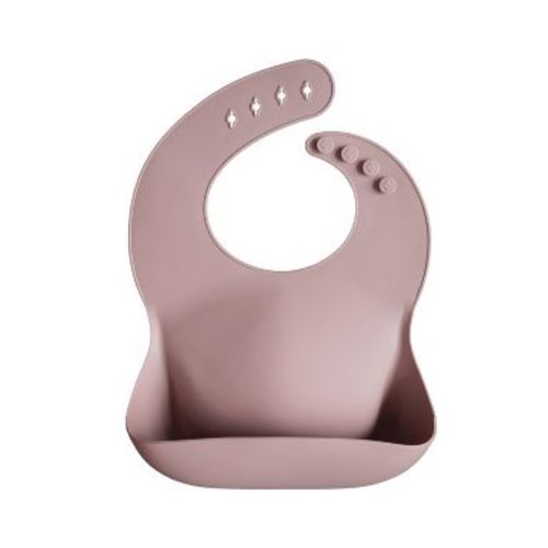 Silicone Baby Bib Warm Taupe One Size