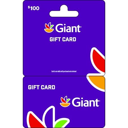 GIANT FOOD LANDOVER Physical Gift Card - $100