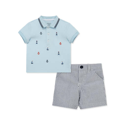 Nautical Polo Short Set (2T-4T)