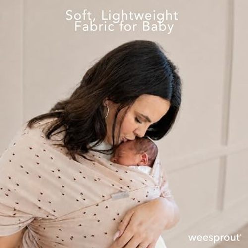 WeeSprout Baby Wraps Carrier - Perfect Child Sling for Newborn and Infant, Enhances Bonding, Soft and Breathable, Ideal for Babywearing