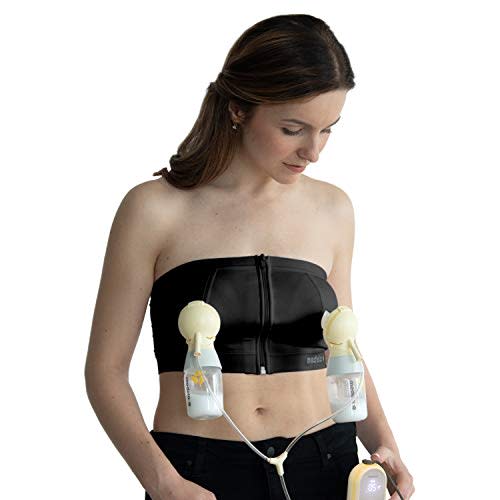 Medela Easy Expression Hands Free Pumping Bra, Comfortable & Adaptable with No-Slip Support for Multitasking