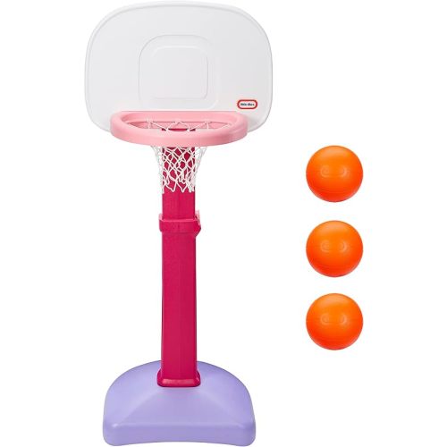 Little Tikes Easy Score Basketball Set, Pink- Amazon Exclusive 22.00 L x 23.75 W x 61.00 H Inches