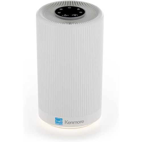 Kenmore PM1005 Air Purifier with H13 True HEPA Filter, Covers Up to 850 Sq.Foot, 25db SilentClean 3-Stage HEPA Filtration System for Office & Bedroom