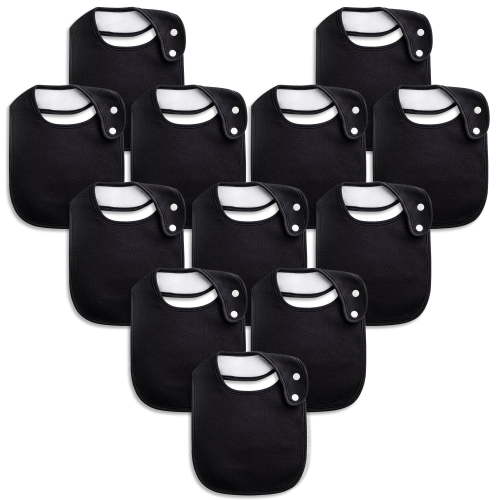 Baby Bibs 12 Pack Soft and Absorbent Cotton Bandana Bibs Set for Boys Girls Newborn Unisex