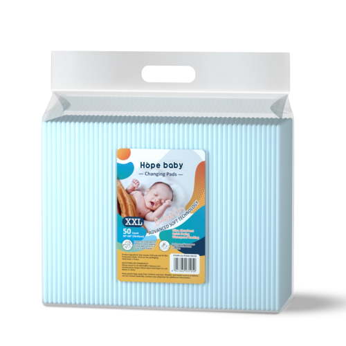 HOPE BABY Disposable Changing Pads, 30”x 36”(50 Count) Underpads Portable Diaper Changing Pads, Soft Bed Pads Ultra Absorbent and Waterproof