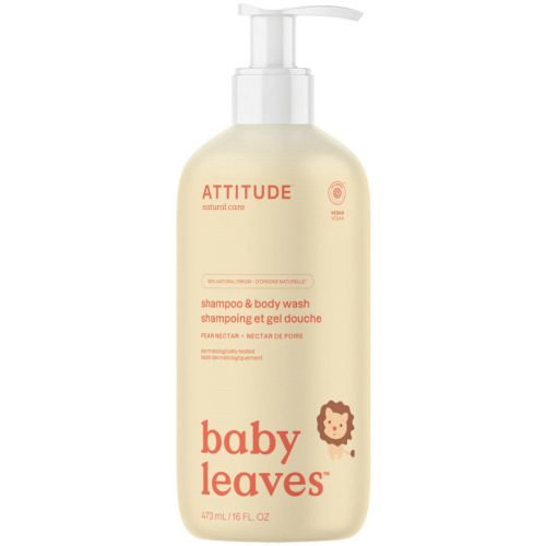 ATTITUDE Baby Leaves 2-in-1 Shampoo & Body Wash Pear Nectar