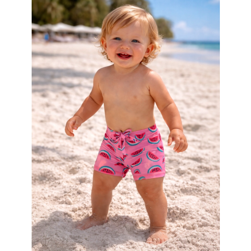 Watermelon / Riviera Swim Short / UPF 50+