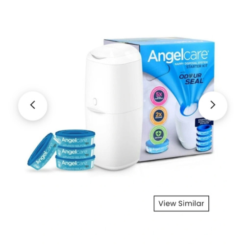 Odour Seal Nappy Disposal System in White