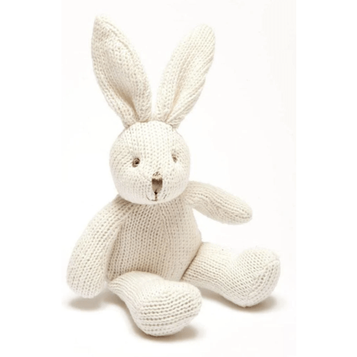 Knitted Bunny Rattle