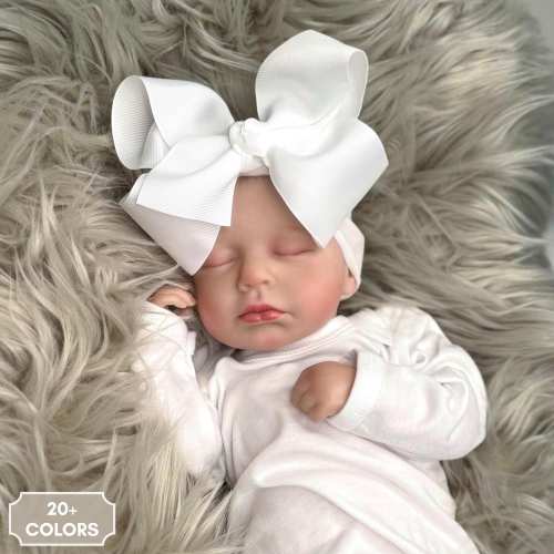 Oversized Boutique Bow for Baby | Infant Girl Photo Prop | Newborn Headband