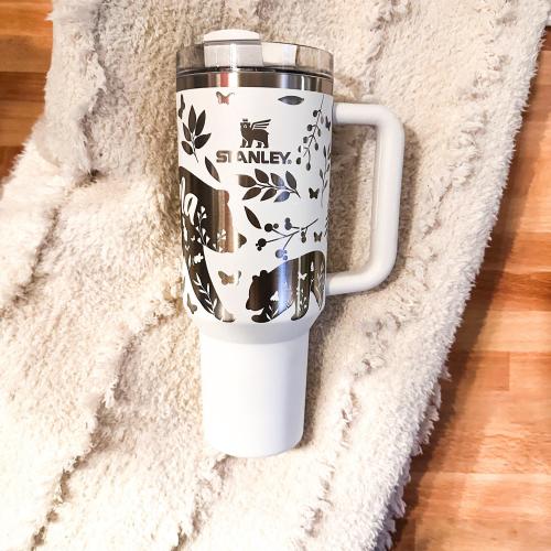 Mama Bear Engraved Stanley Quencher 40oz Tumbler - Stanley Cup  - Mama Bear - Gifts for Mom - Mama Bear and Cubs Stanley