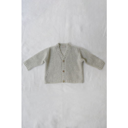 Cashmere Cardigan Henry - Lt. Gray 3M