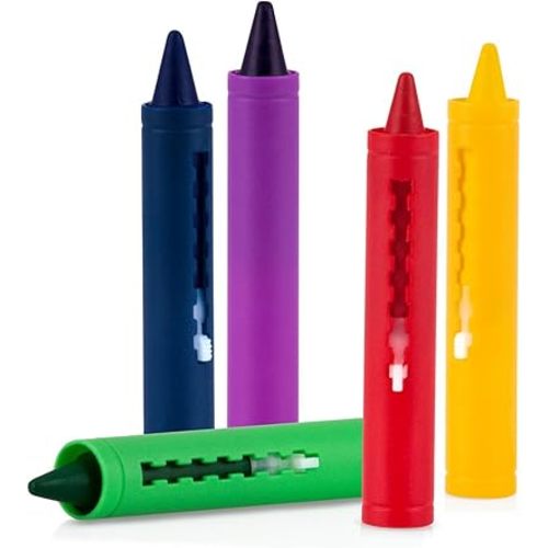 Nuby 5-Pack Easy Clean Bath Time Crayons