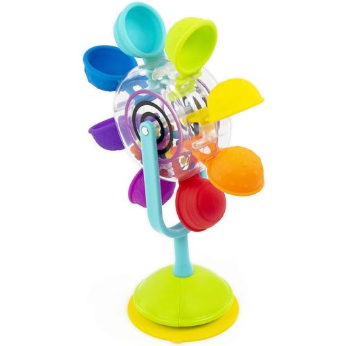 Sassy Whirling Waterfall Suction Toy for Bathtime - Stem - Ages 12+ Months, Multi