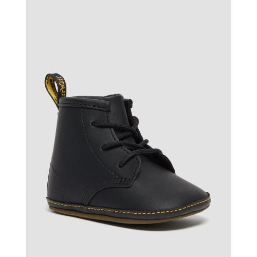 DR MARTENS Newborn 1460 Auburn Leather Booties