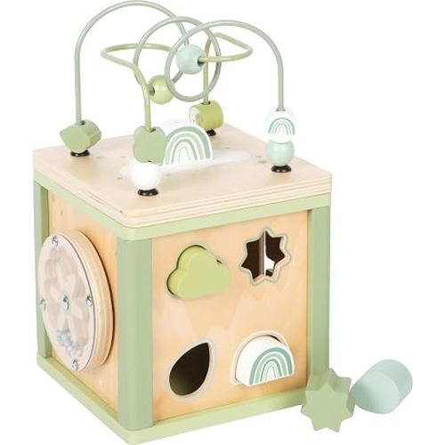 Small Foot Drive Bucket Green, FSC® Wood 100% Certified, 5 Sides, 12 Months, 12805