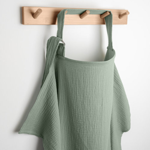 Comfy Cubs Breathable Nursing Cover - 100% Muslin Cotton With Rigid Hoop | Wayfair