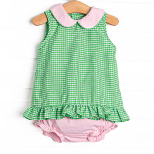 Greenscape Garden Girl Diaper Set, Green – Stitchy Fish