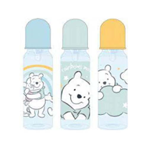 BABY BOTTLE SET 3 - UNISEX - DISNEY WINNIE THE POOH 2 BOYS GIRLS - 9 oz BPA FREE