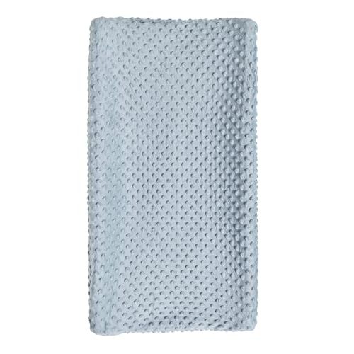 Changing Pad Cover Super Soft Dots Skin-Friendly Breathable Wipeable Changing Table Sheets for Baby Boy and Baby Girl (Cloud Blue)