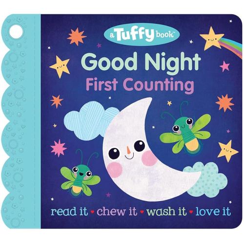 Tuffy Good Night: Washable, Chewable, Unrippable Pages With Hole For Stroller Or Toy Ring, Teether Tough (A Tuffy Book)