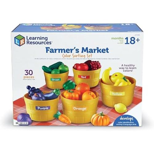 Learning Resources Original Farmer's Market Color Sorting Set