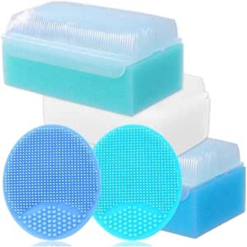 Cradle Cap Brush for Babies - Baby Sponge for Bathing Cradle Cap Treatment