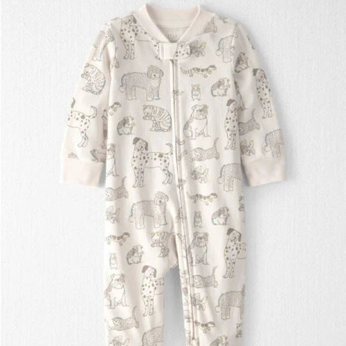 Baby Organic Cotton Sleep & Play Pajama in Pet Print - Little Planet | Carter's