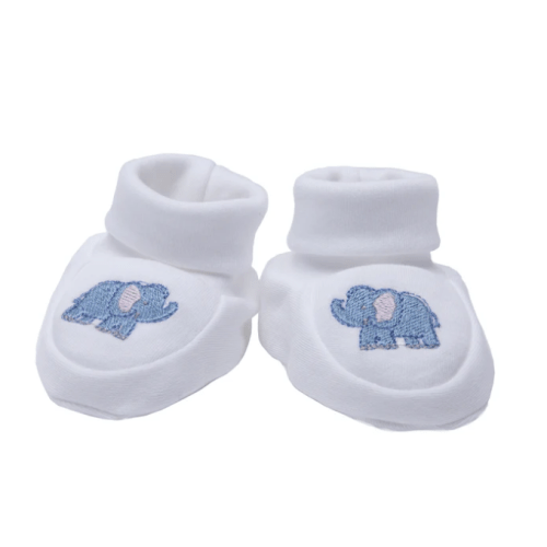 Embroidered Baby Booties | Over The Moon