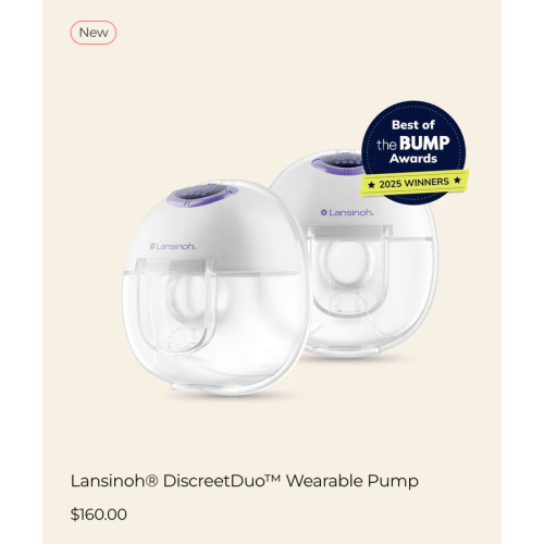 Lansinoh® DiscreetDuo™ Wearable Pump
