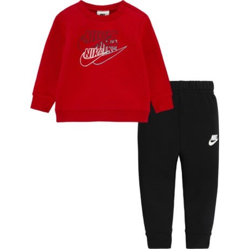 Nike Stacked Futura Logo Sweatshirt & Joggers Set | Nordstromrack
