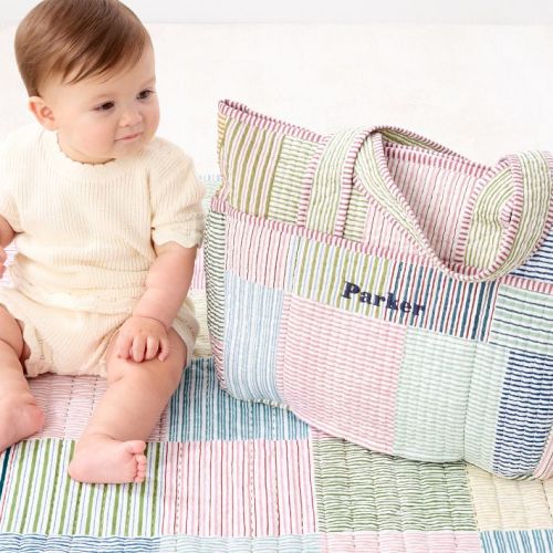 Block Print Diaper Bag