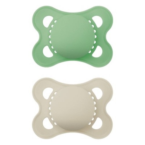 MAM Matte Original Unprinted Pacifier 0-6M - 2pk