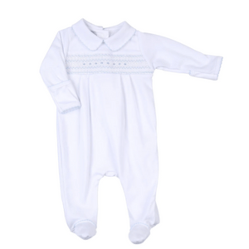 Taylor &Tyler Smocked Collard Boy Footie (FINAL SALE) – Cheeky Baby Boutique Rome