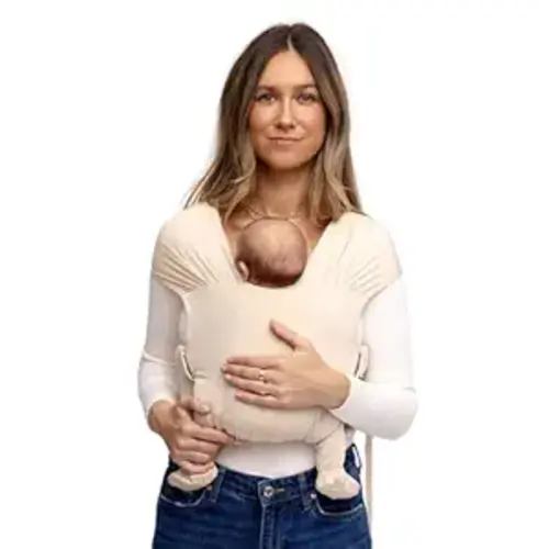 WildBird - Aerial Buckle Wrap - 0-6 Months - Standard (XS-XL) Sparrow - Newborn Baby Carrier - Front Carry - Soft Fabric, Straps, Head Support, Padded Waist Belt - Baby Essentials - New Mom Gifts