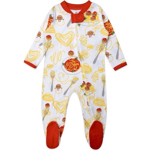 HonestBaby Sleep & Play Footed One-piece Pajama Sleeper 100% Organic Cotton, Baby Boys