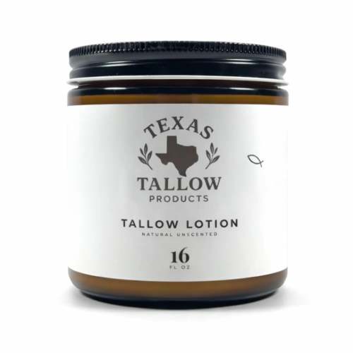 Tallow Lotion - Natural Unscented (16oz)
