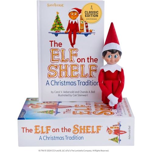 The Elf on the Shelf Box Set - Boy Scout Elf with Blue Eyes