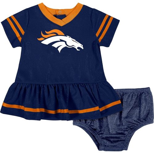 Gerber NFL Baby Girls Team Jersey Diaper Cover Infant and Toddler Sports Fan Dresses Skirts, Team Color, 0-3 Months US