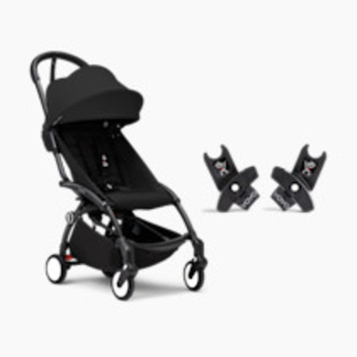 Stokke YOYO³ Stroller and Car Seat Adapter Bundle - Black