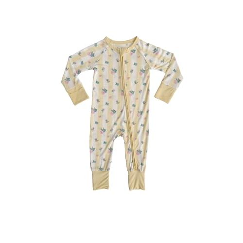 IN MY JAMMERS Bamboo Viscose Baby Zipper Romper Pajamas for Girls & Boys