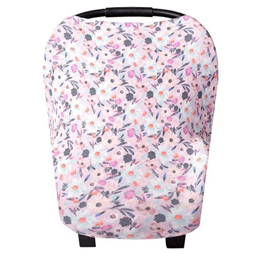 Copper Pearl Multi-Use Cover: Car Seat Covers, Nursing Cover, and Stroller Cover for Sun - Stretchy Fabric, All-Season Use, Stylish Designs, Easy Access for Moms - Morgan