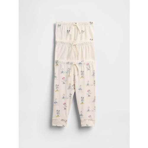 Gap × Disney Baby Organic Cotton Pull-On Pants (3-Pack)